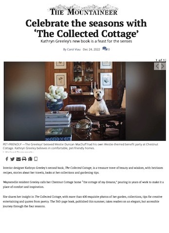 Celebrate the seasons with 'The Collected Cottage', The Mountaineer, December 24, 2022