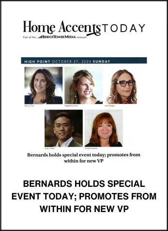 Bernards holds special event today, Home Accents Today, October 27, 2024